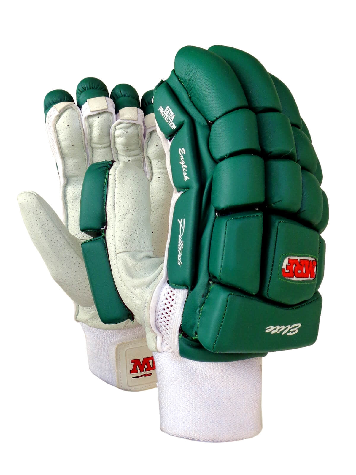 MRF - Ab De Villiers Genius Elite Green Cricket Batting Gloves Mens Size