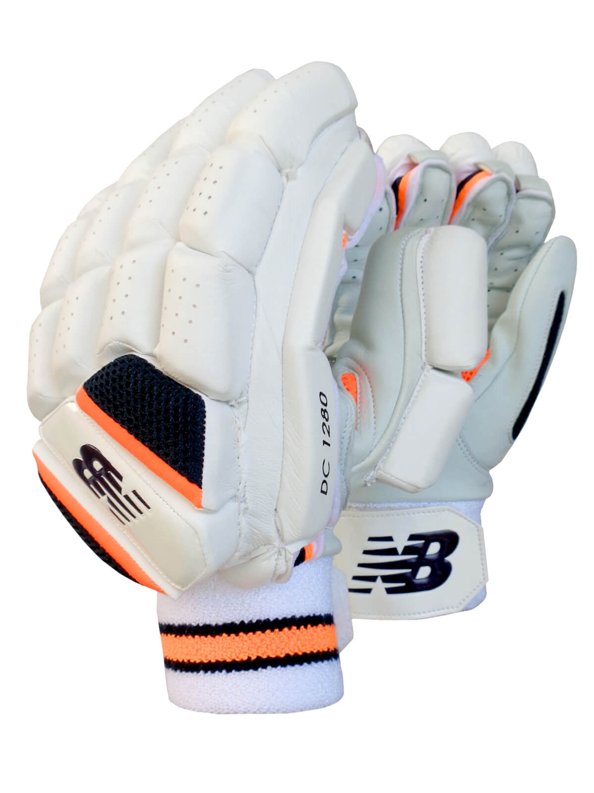 New Balance - DC1280 Blue/Orange Cricket Batting Gloves Mens Size
