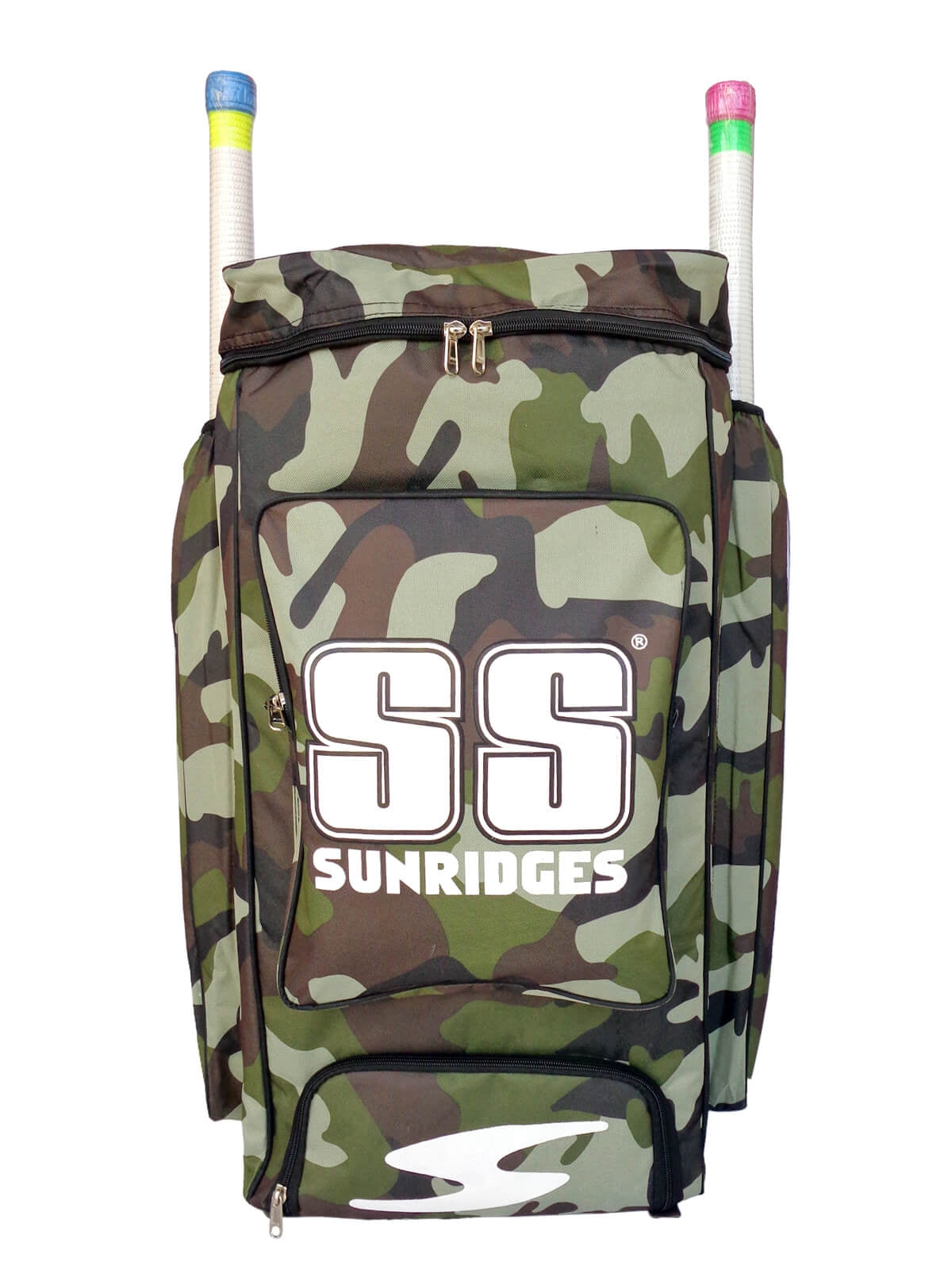 SS - Green Camo Duffle Cricket Kit Bag