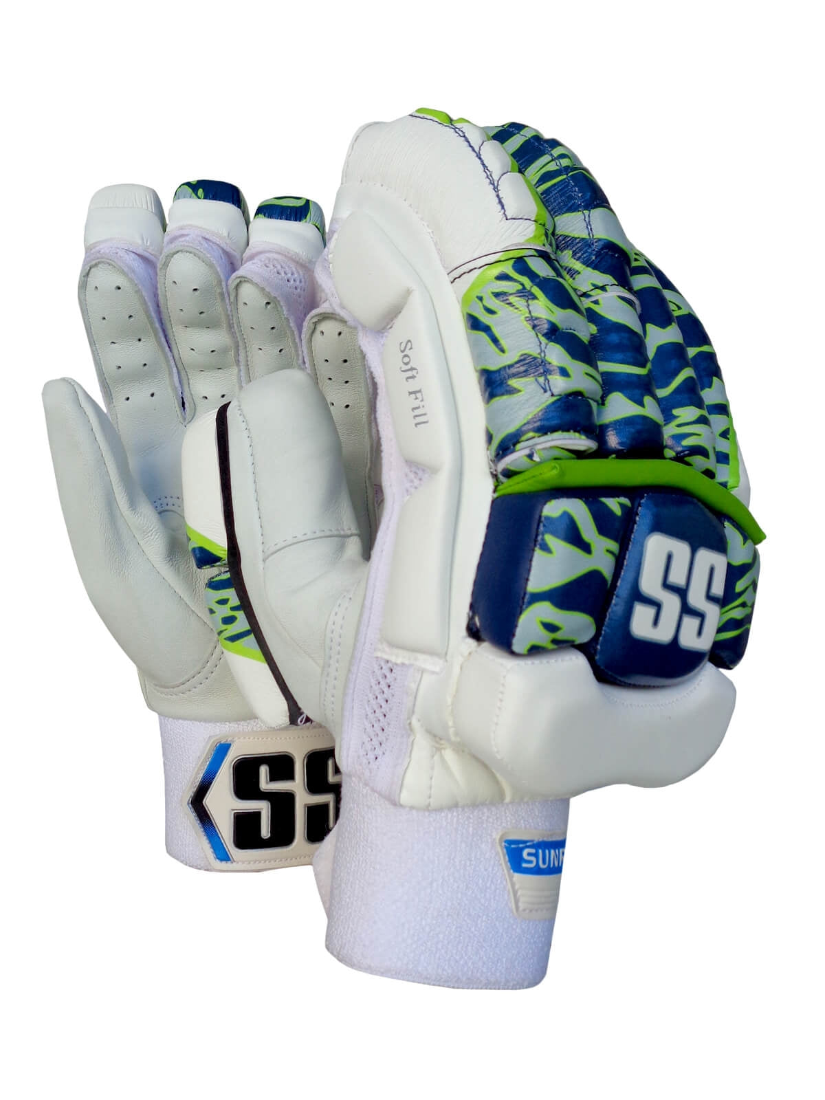 SS - Players SMU Camo Cricket Batting Gloves Men Size
