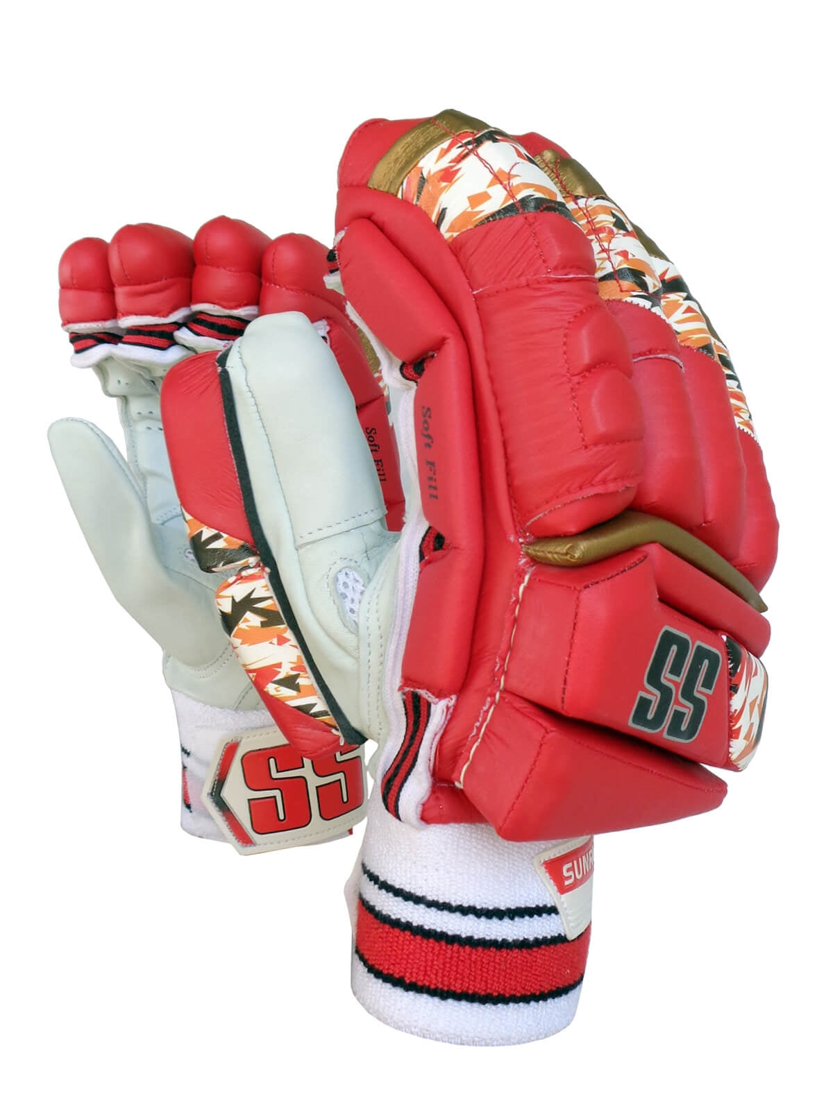 SS - RCB Super Test IPL Cricket Batting Gloves Mens Size
