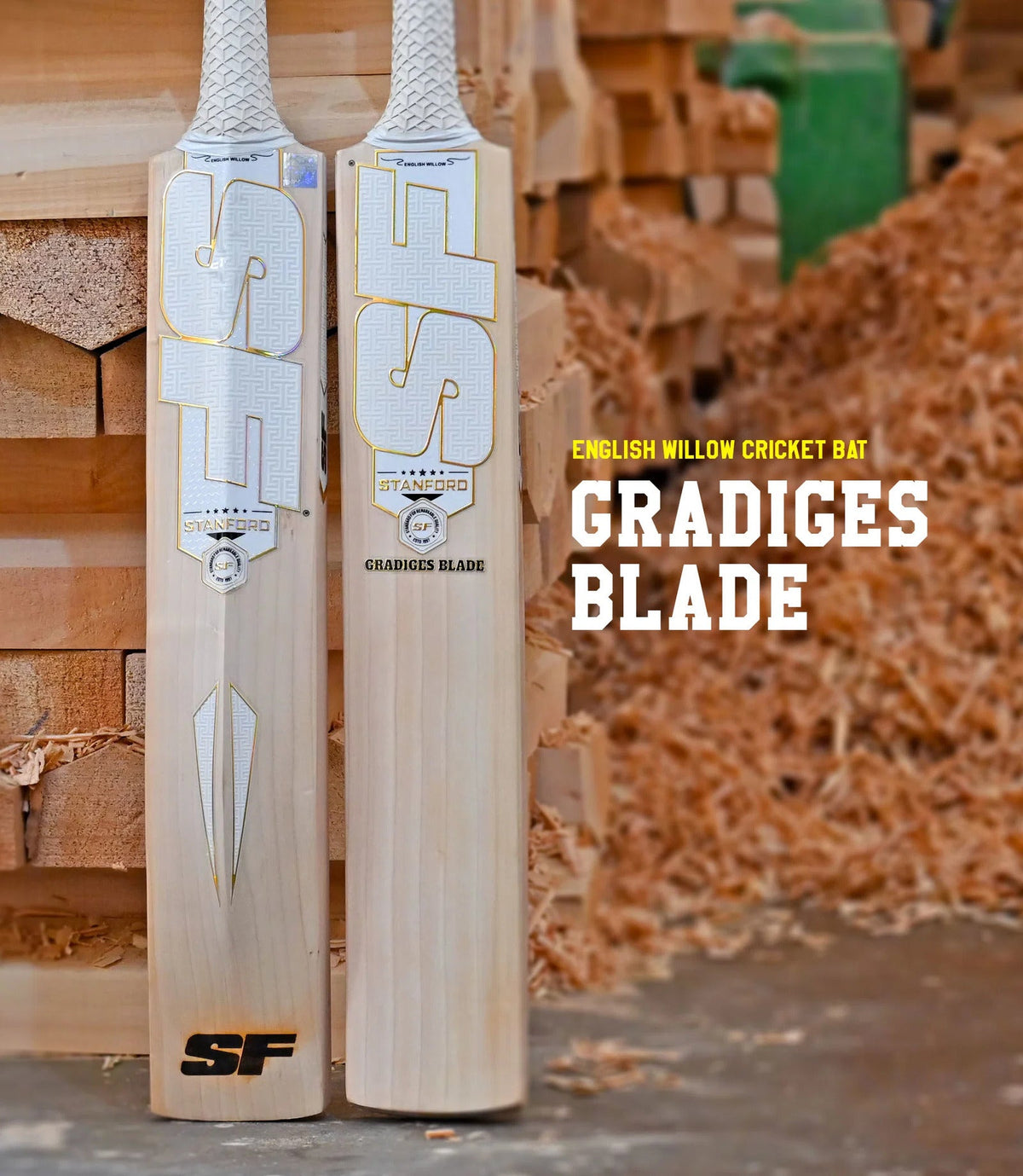 SF Gradiges Blade English Willow Cricket Bat Size SH, image 5