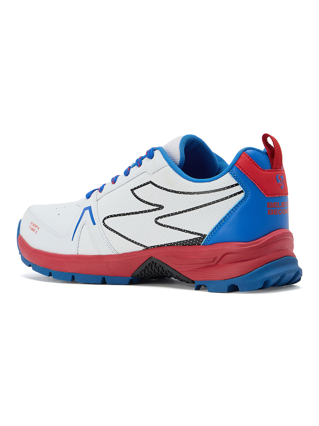 SG - Scorer Edge White/Red Cricket Shoes