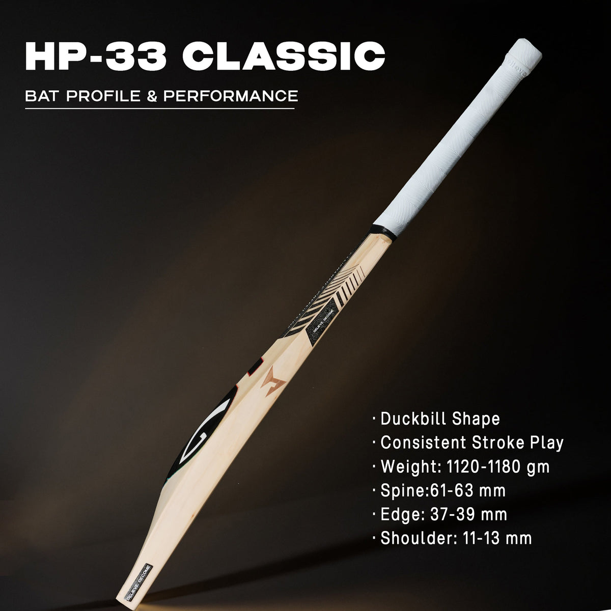 SG HP 33 Classic English Willow Cricket Bat