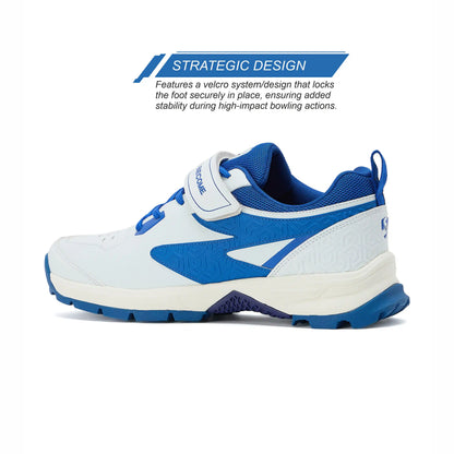 SG - Century Pace White/India Blue Cricket Shoes