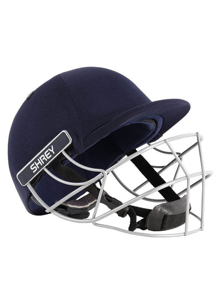 Shrey Classic Steel Cricket Helmet Navy