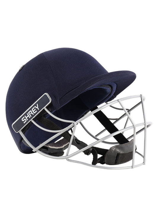 Shrey Classic Steel Cricket Helmet Navy
