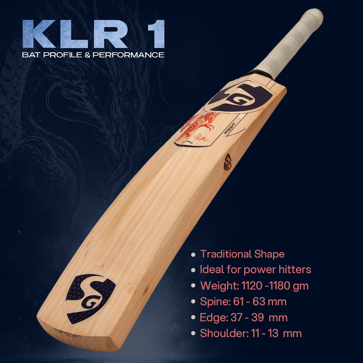 SG KLR 1 English Willow Cricket Bat