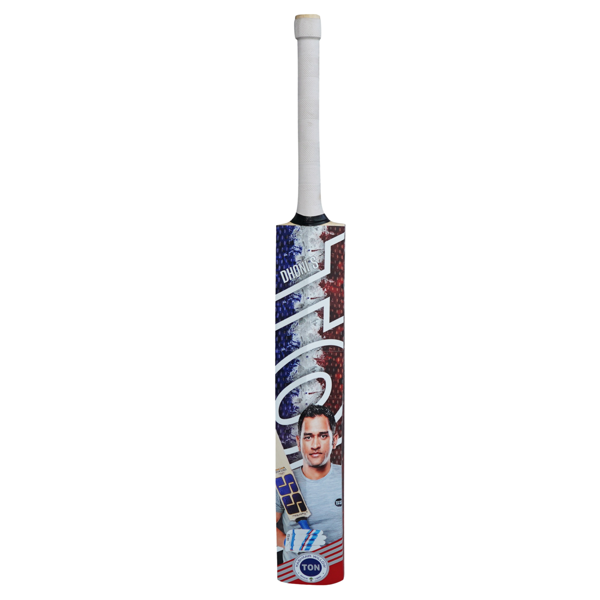 SS Dhoni Full Sticker Kashmir Willow Cricket Bat