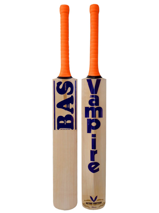 BAS Vampire - Retro Vintage Classic English Willow Cricket Bat Size SH