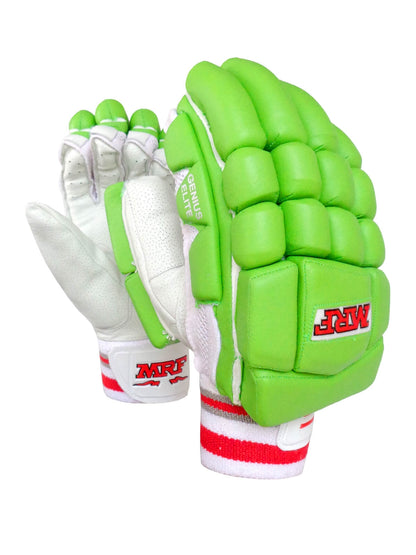 MRF - Ab De Villiers Genius Elite Green Cricket Batting Gloves Mens Size