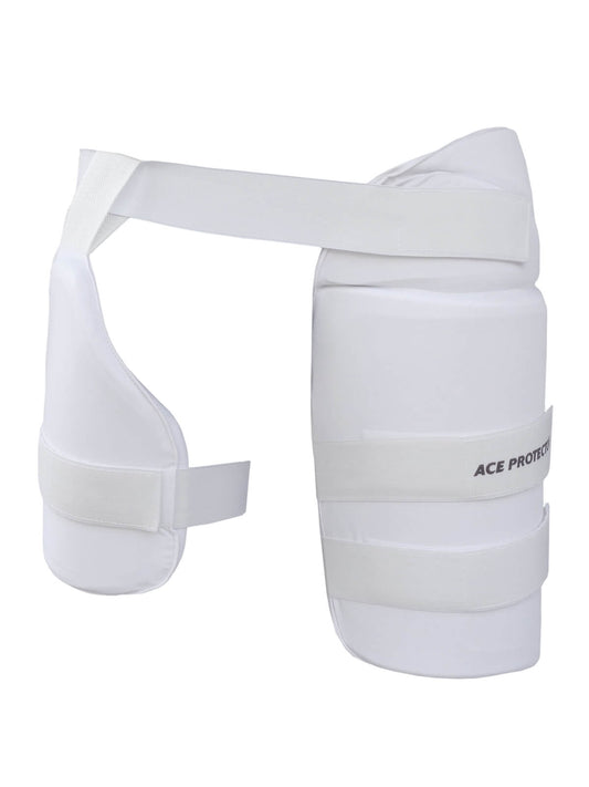 SG - Ace Protector White Combo Cricket Thigh Guard Men Size