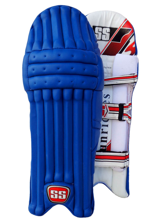 SS - Blue Test Opener Cricket Batting Pad Men Size
