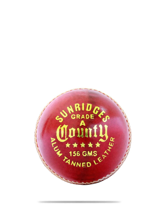 SS - County Cricket Ball Red (Alum Tanned)