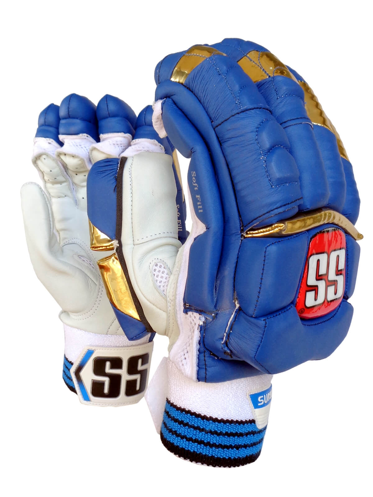 SS - MI Super Test IPL Cricket Batting Gloves Mens Size