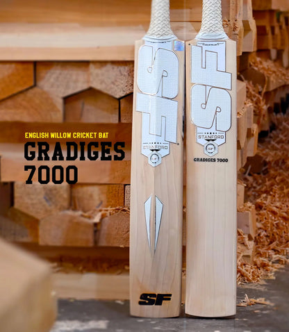 SF Gradiges 7000 English Willow Cricket Bat Size SH, image 5
